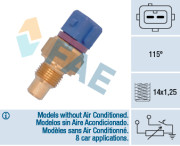 34435 Snímač, teplota chladiva FAE