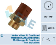 36270 FAE teplotný spínač ventilátora chladenia 36270 FAE