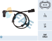 78342 Snímač, počet otáček kol FAE