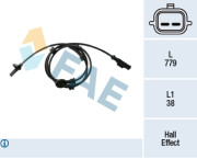 78437 FAE snímač počtu otáčok kolesa 78437 FAE