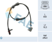 78485 FAE snímač počtu otáčok kolesa 78485 FAE