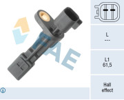 78601 Snímač, počet otáček kol FAE