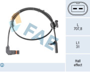 78636 Snímač, počet otáček kol FAE