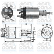 46021 Elektromagnetický spínač, startér MEAT & DORIA