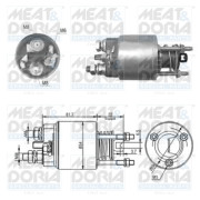 46048 Elektromagnetický spínač, startér MEAT & DORIA