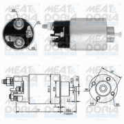 46058 Elektromagnetický spínač, startér MEAT & DORIA