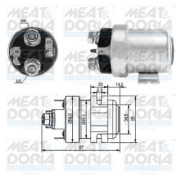 46059 Elektromagnetický spínač, startér MEAT & DORIA