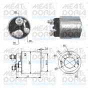 46084 Elektromagnetický spínač, startér MEAT & DORIA