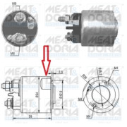 46086 Elektromagnetický spínač, startér MEAT & DORIA