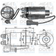 46096 Elektromagnetický spínač, startér MEAT & DORIA