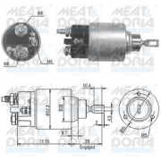 46153 Elektromagnetický spínač, startér MEAT & DORIA