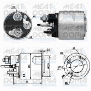 46159 Elektromagnetický spínač, startér MEAT & DORIA