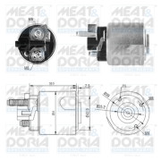 46224 Elektromagnetický spínač, startér MEAT & DORIA