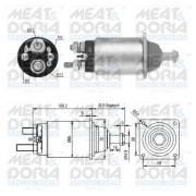 46252 Elektromagnetický spínač, startér MEAT & DORIA