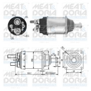 46253 Elektromagnetický spínač, startér MEAT & DORIA