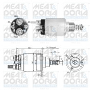 46275 Elektromagnetický spínač, startér MEAT & DORIA