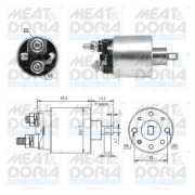 46292 Elektromagnetický spínač, startér MEAT & DORIA