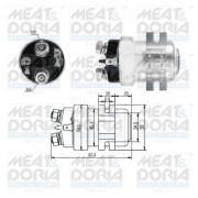 46321 Elektromagnetický spínač, startér MEAT & DORIA