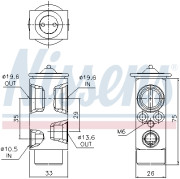 DF1110 Expanzní ventil, klimatizace AVA QUALITY COOLING