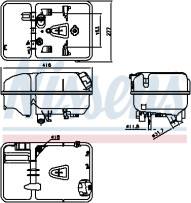 DFT106 Vyrovnávací nádoba, chladicí kapalina AVA QUALITY COOLING