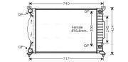 AI2202 Chladič, chlazení motoru AVA QUALITY COOLING