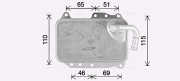 AI3437 Olejový chladič, motorový olej AVA QUALITY COOLING