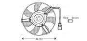 AI7516 Větrák, chlazení motoru AVA QUALITY COOLING