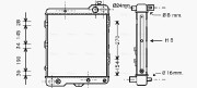 AIA2040 Chladič, chlazení motoru AVA QUALITY COOLING