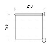 AIA6385 Výměník tepla, vnitřní vytápění AVA QUALITY COOLING