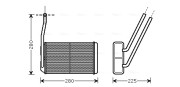 AU6177 Výměník tepla, vnitřní vytápění AVA QUALITY COOLING