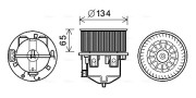 AU8222 vnitřní ventilátor AVA QUALITY COOLING