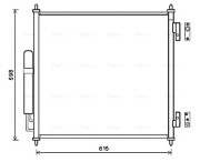 AUA5218D Kondenzátor, klimatizace AVA QUALITY COOLING