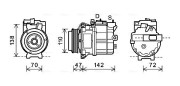 AUAK208 Kompresor, klimatizace AVA QUALITY COOLING