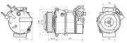 AUAK354 Kompresor, klimatizace AVA QUALITY COOLING