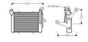 BW3255 Olejový chladič, motorový olej AVA QUALITY COOLING