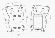 BW3625 Olejový chladič, motorový olej AVA QUALITY COOLING