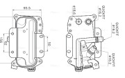 BW3626 Chladič oleje, automatická převodovka AVA QUALITY COOLING