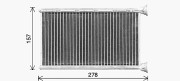 BW6615 Výměník tepla, vnitřní vytápění AVA QUALITY COOLING