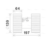 BW8480 vnitřní ventilátor AVA QUALITY COOLING