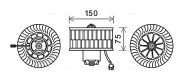 BW8485 vnitřní ventilátor AVA QUALITY COOLING