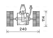 BW8491 vnitřní ventilátor AVA QUALITY COOLING