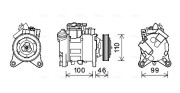 BWAK489 Kompresor, klimatizace AVA QUALITY COOLING