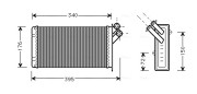 CN6129 Výměník tepla, vnitřní vytápění AVA QUALITY COOLING