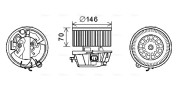 CN8296 vnitřní ventilátor AVA QUALITY COOLING