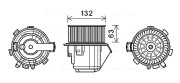 CN8298 vnitřní ventilátor AVA QUALITY COOLING