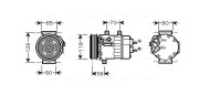 CNAK253 Kompresor, klimatizace AVA QUALITY COOLING