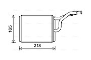 CRA6137 Výměník tepla, vnitřní vytápění AVA QUALITY COOLING