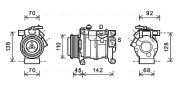 CRAK128 Kompresor, klimatizace AVA QUALITY COOLING