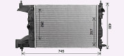 CT2072 Chladič, chlazení motoru AVA QUALITY COOLING