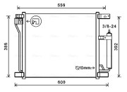 DN5401D Kondenzátor, klimatizace AVA QUALITY COOLING